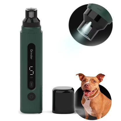 Painless Electric LED Dog Nail Grinder Dogs Cat Nail Clippers Small Large Dogs Pet Paws Nail Cutter Grooming Tools