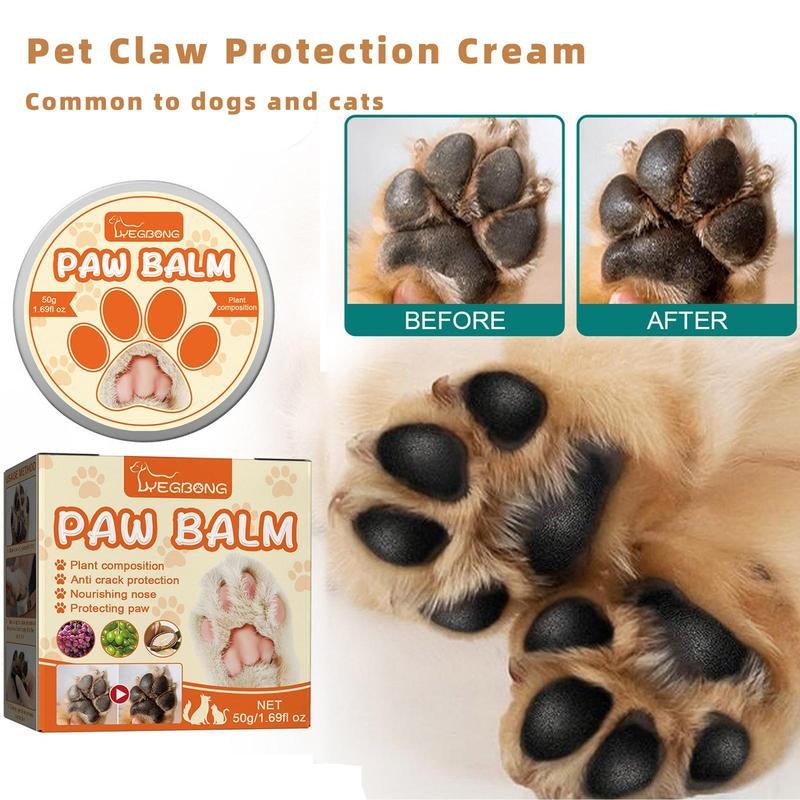 Pet Foot Care Balm, Pet Paw Moisturizing Cream, Pet Foot Care Product for Dog & Cat