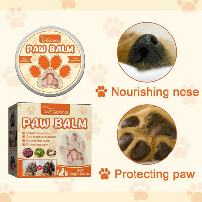 Pet Foot Care Balm, Pet Paw Moisturizing Cream, Pet Foot Care Product for Dog & Cat